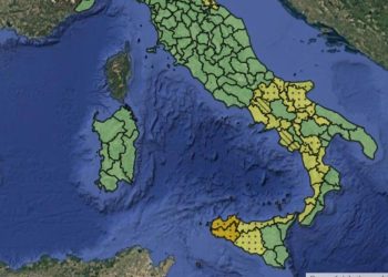 Allerta meteo oggi 21 novembre 2025 (Foto: Protezione Civile)