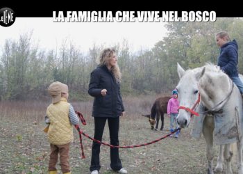 Famiglia nel bosco Chieti (Foto: Le Iene)