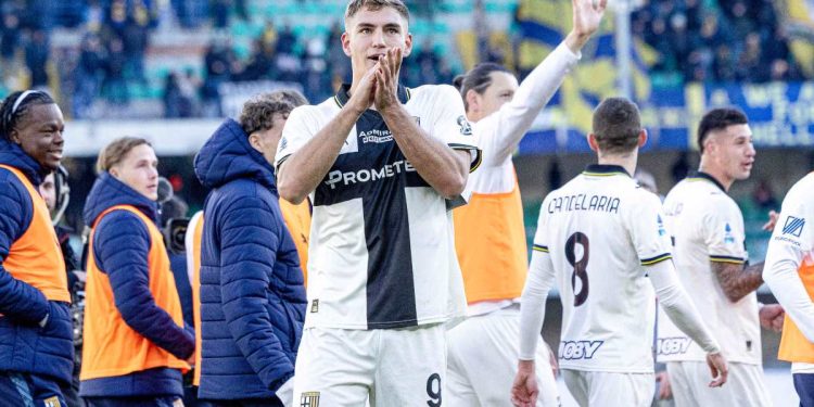 Mateo Pellegrino decisivo per il Parma (Foto ANSA)