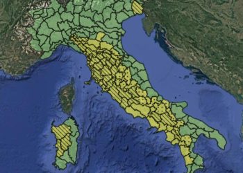 Allerta meteo oggi, 24 novembre 2025 (Foto: Protezione civile)