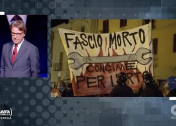 Striscione choc a Susa