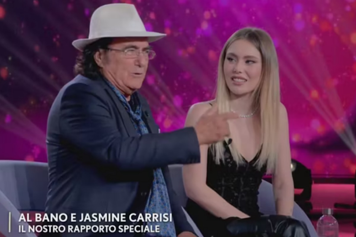 Al Bano e la figlia Jasmine Carrisi a Verissimo
