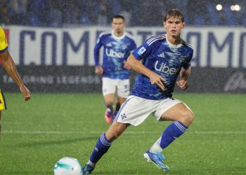 Nico Paz con la maglia del Como (Foto ANSA)