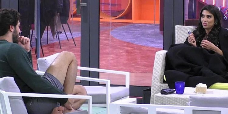 Rasha Younes Omer Elomari confronto GF