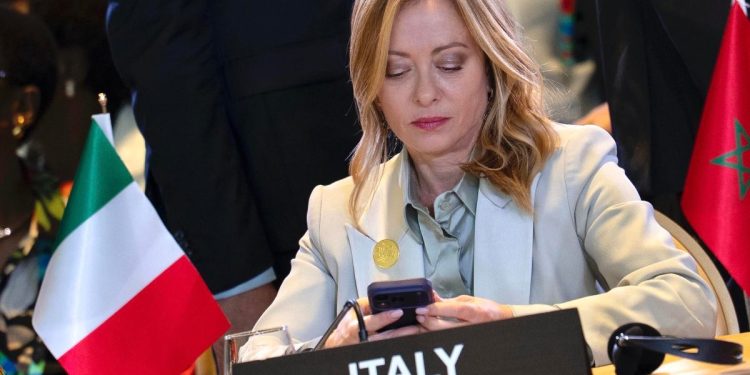 Meloni al vertice UE-Africa