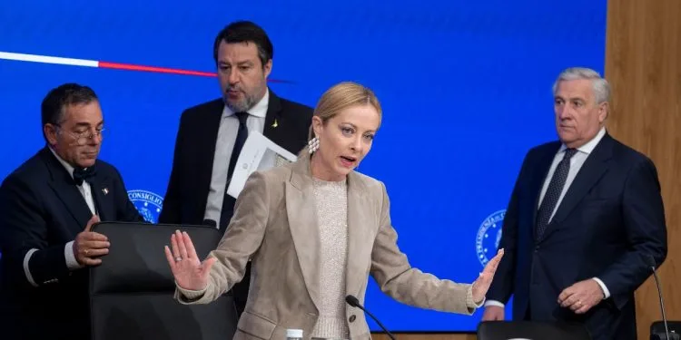 Leader Governo Meloni sull Manovra