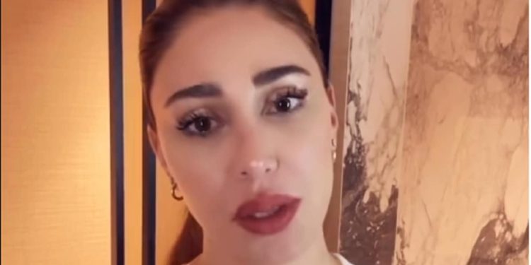 belen rodriguez, calmanti per attacco di panico prima dell'intervista