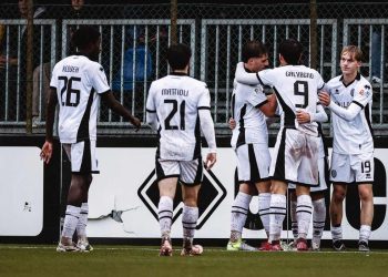 L'esultanza dei calciatori del Cesena Primavera (cesenafc.com)
