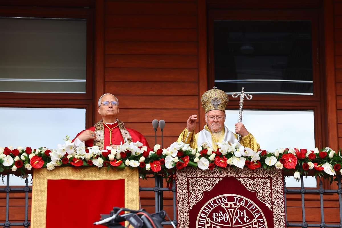 Papa Leone XIV e il Patriarca Bartolomeo I