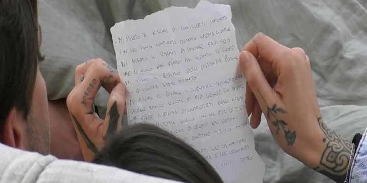 lettera di jonas pepe ad anita mazzotta