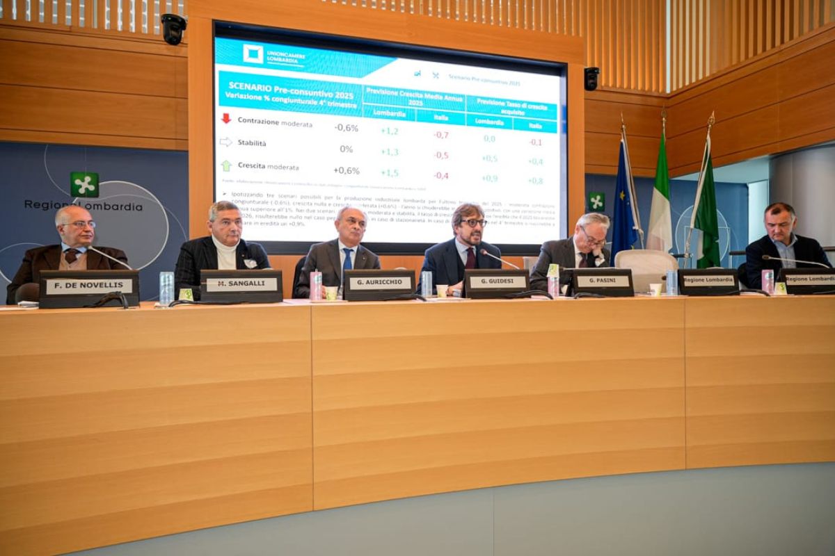 L'evento di presentazione dei dati sulla produzione industriale in Lombardia