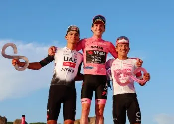Giro d'Italia 2025 podio