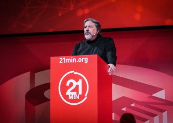 Patrizio Paoletti all'evento per i 25 anni della Fondazione Patrizio Paoletti