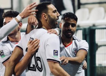 L'esultanza dei calciatori della Pro Vercelli (Facebook Lega Pro)