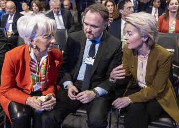 Lagarde, Von der Leyen e Jorgensen