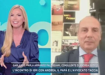 Garlasco, Palmegiani (Foto: Mattino 5 News)