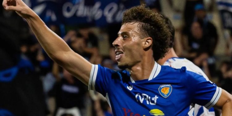 Giulio Frisenna esulta col Siracusa (Facebook Lega Pro)