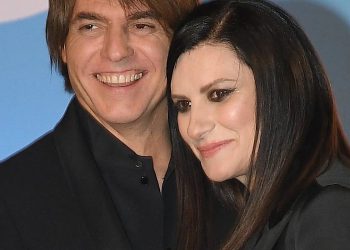 Paolo Carta e Laura Pausini (foto web)
