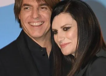 Paolo Carta e Laura Pausini (foto web)