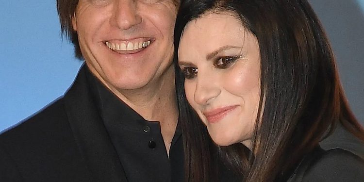 Paolo Carta e Laura Pausini (foto web)