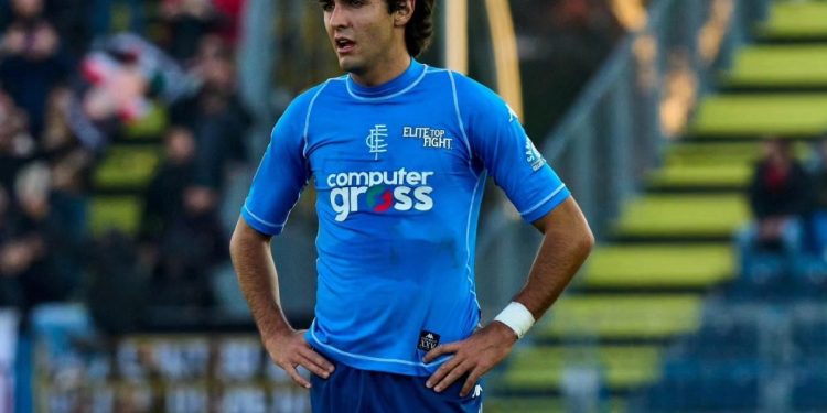 Edoardo Saporiti con la maglia dell'Empoli (Facebook Empoli FC)