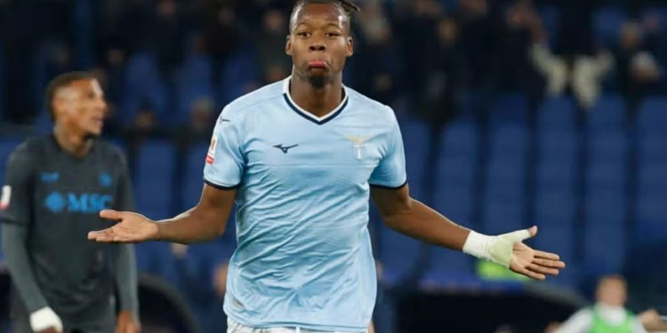 Tijjani Noslin in campo con la Lazio (Foto: Web)