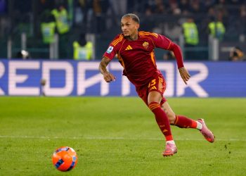 Wesley in azione con la Roma (Foto Ansa)