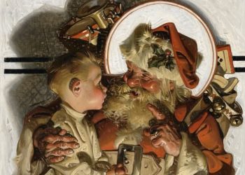 Babbo Natale disegnato da Leyendecker