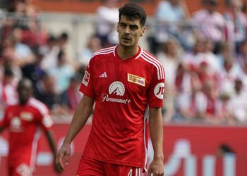 Diogo Leite in campo con l'Union Berlino (Foto: Web)