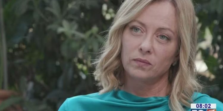 Giorgia Meloni (Foto: Tg5)