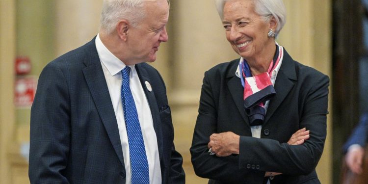 Olli Rehn e Christine Lagarde, Bce