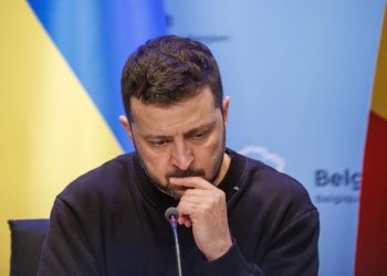 Il presidente ucraino Volodymyr Zelensky (Ansa)