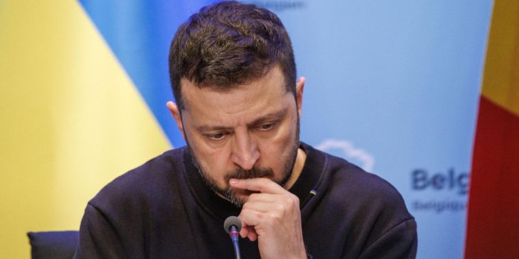 Il presidente ucraino Volodymyr Zelensky (Ansa)