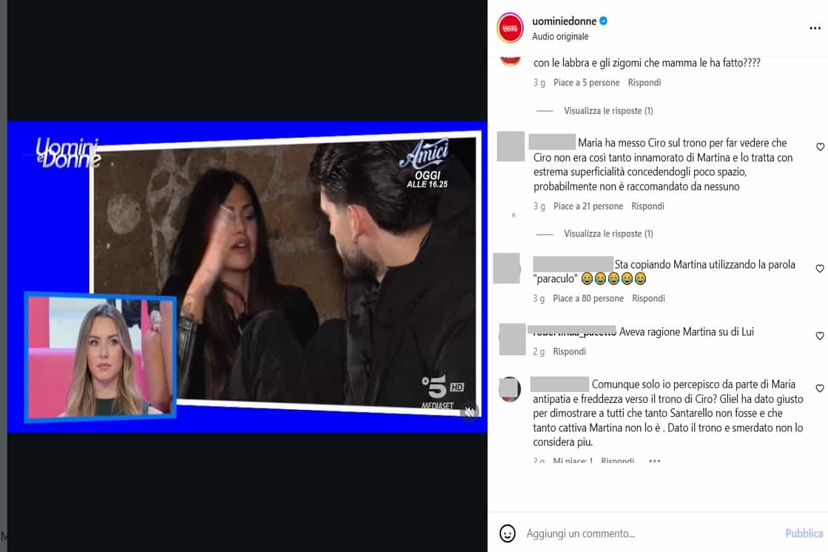 ciro solimeno, bufera a uomini e donne