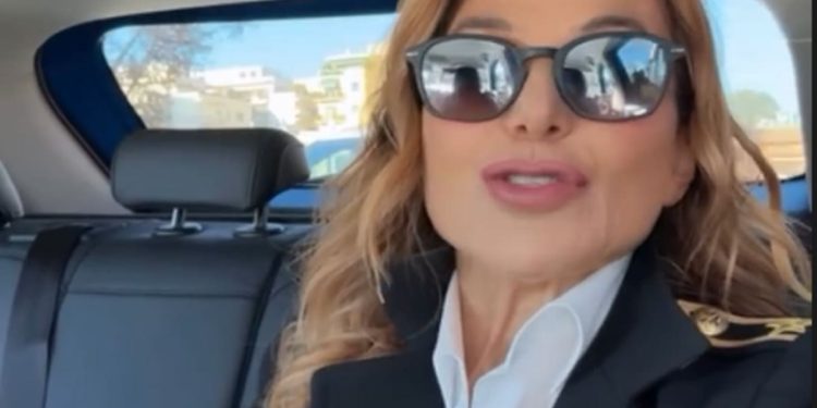 Barbara D'Urso senza tutore