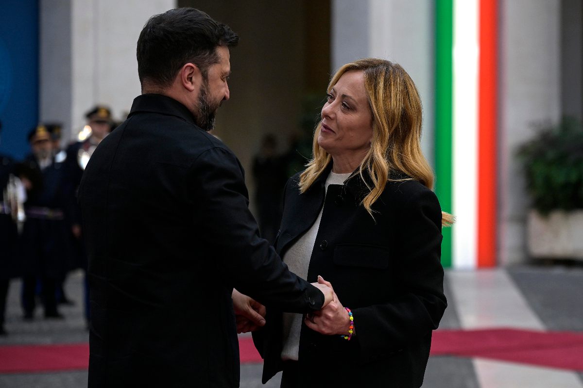 Zelensky e Meloni