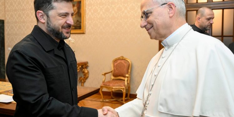 Zelensky e Papa Leone