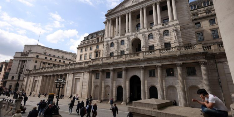 La sede della Bank of England (Ansa)